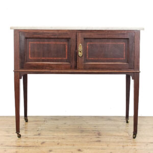 M-6108 Antique Edwardian Washstand with Marble Top penderyn antiques (1)
