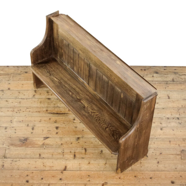 M-6110 Large Antique Pine Pew penderyn antiques (5)