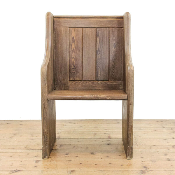 M-6111 Antique Single Chapel Pew penderyn antiques (1)