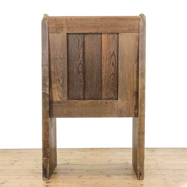 M-6111 Antique Single Chapel Pew penderyn antiques (3)