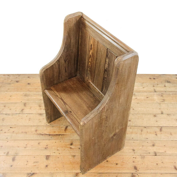 M-6111 Antique Single Chapel Pew penderyn antiques (6)