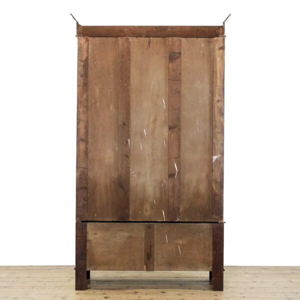 M-6148 Antique Edwardian Art Nouveau Mirror Wardrobe penderyn antiques (1)