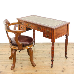 M-6166 Antique Edwardian Writing Desk penderyn antiques (1)