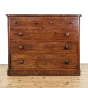M-6181 Antique Victorian Mahogany Chest of Drawers penderyn antiques (1)