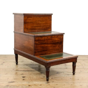 M-6058 Set of Antique Victorian Mahogany Library Steps penderyn antiques (1)