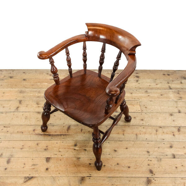 M-6088 Antique Elm and Beechwood Elbow Chair penderyn antiques (7)