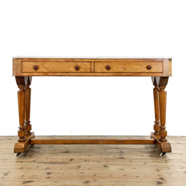 M-6123 Antique Victorian Satin Birch Marble Washstand penderyn antiques (1)