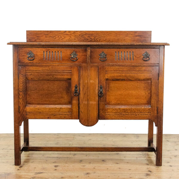 M-6168 Antique Early 20th Century Oak Sideboard penderyn antiques (1)