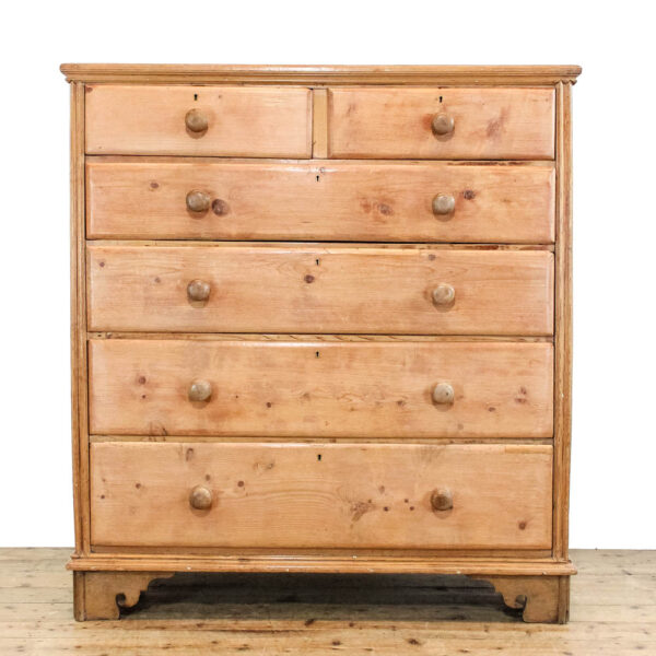M-6197 Antique Pine Chest of Drawers penderyn antiques (2)
