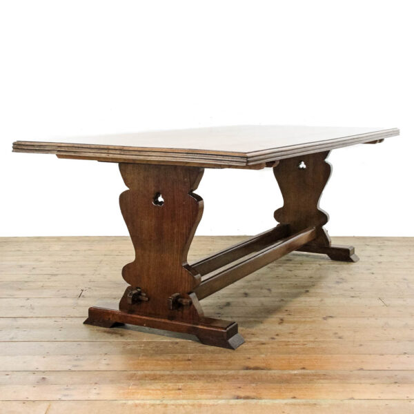 M-6206 Antique 20th Century Oak Refectory Table penderyn antiques (2)