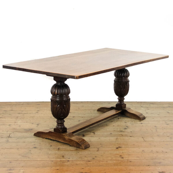 M-6220 Large Antique Oak Refectory Table penderyn antiques (2)