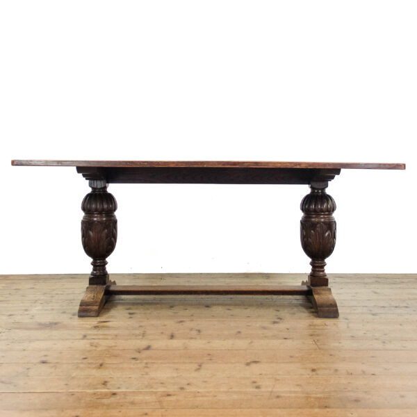 M-6220 Large Antique Oak Refectory Table penderyn antiques (4)