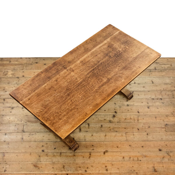 M-6220 Large Antique Oak Refectory Table penderyn antiques (7)