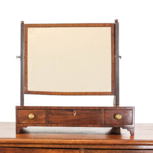 M-6238 Antique Victorian Mahogany Swing Mirror penderyn antiques (4)