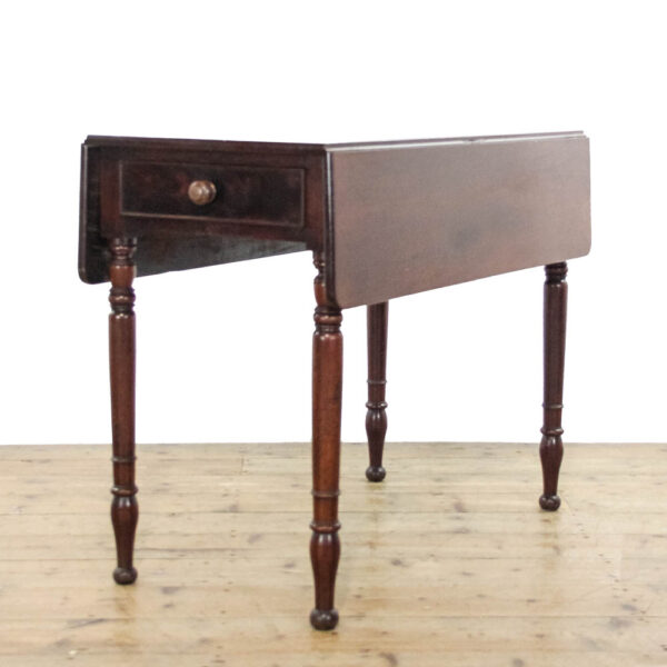 M-6179 Antique 19th Century Mahogany Pembroke Table penderyn antiques (1)