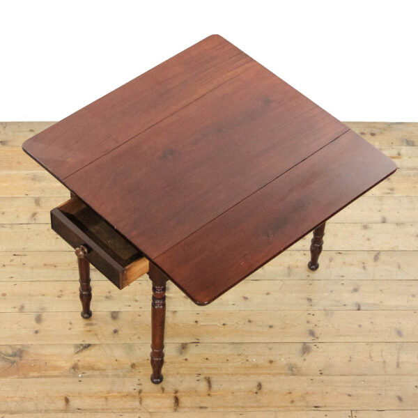 M-6179 Antique 19th Century Mahogany Pembroke Table penderyn antiques (8)