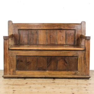 M-6207 Rustic Pine Settle penderyn antiques (1)