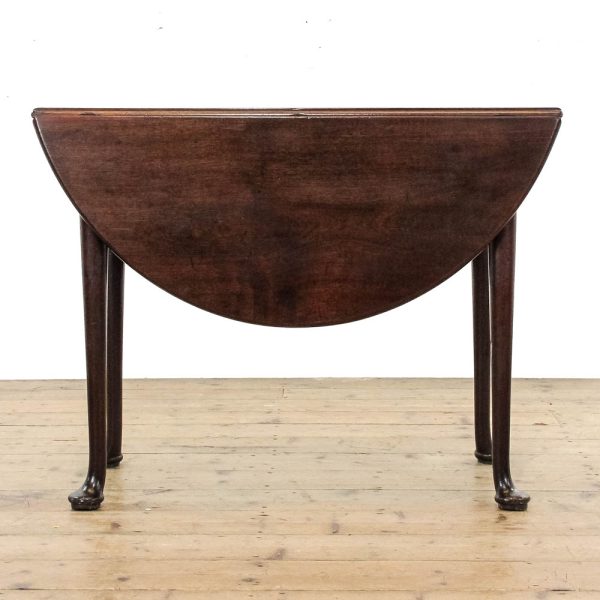 M-6235 Antique Georgian Mahogany Drop Leaf Table penderyn antiques (4)