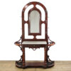 M-6243 Antique Victorian Mahogany Hall Stand with Marble Shelf penderyn antiques (1)