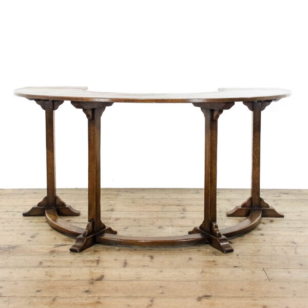 M-6252 20th Century Oak Hunt Table penderyn antiques (1)