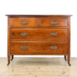 M-6274 Antique Edwardian Mahogany Chest of Drawers penderyn antiques (8)