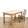 M-6275 Rustic Pine Farmhouse Table penderyn antiques (1)