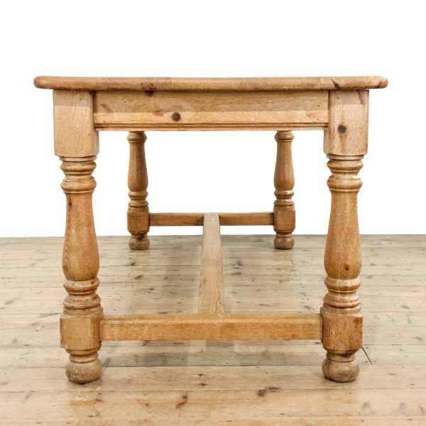 M-6275 Rustic Pine Farmhouse Table penderyn antiques (4)