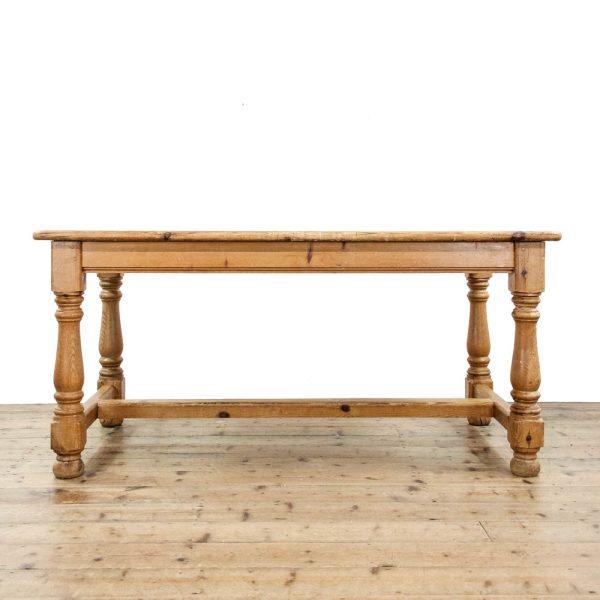 M-6275 Rustic Pine Farmhouse Table penderyn antiques (5)