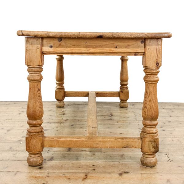 M-6275 Rustic Pine Farmhouse Table penderyn antiques (7)