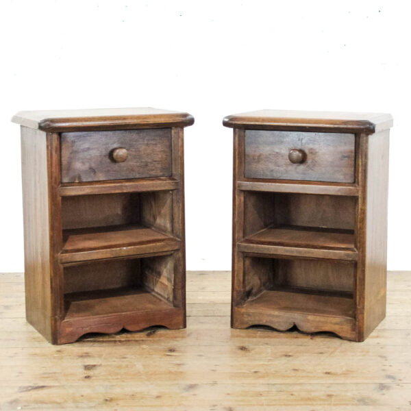 M-6291 Pair of Rustic Bedside Cabinets penderyn antiques (1)
