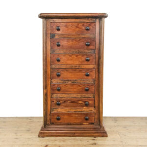 M-6292 Rustic Pine Bank of Drawers penderyn antiques (1)