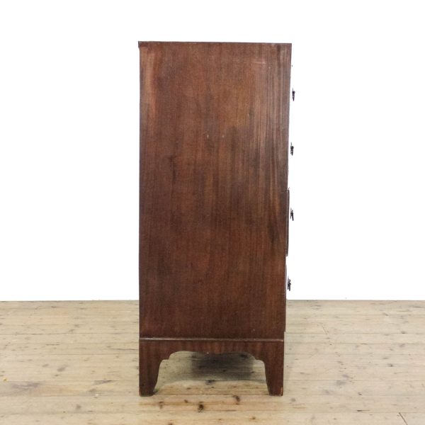 M-6326 Antique Regency Mahogany Bow Front Chest of Drawers penderyn antiques 2