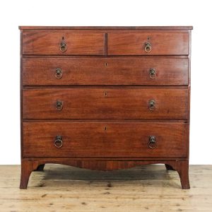 M-6131 Antique Early 19th Century Mahogany Chest Of Drawers penderyn antiques 1