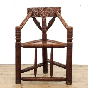 M-6213 Antique Victorian Oak Corner Chair pedneryn antiques (1)