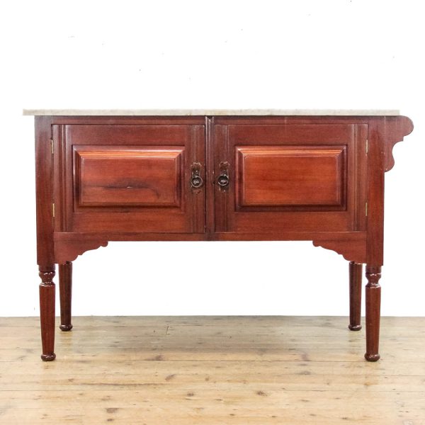 M-6273 Antique Edwardian Marble Top Washstand penderyn antiques (1)