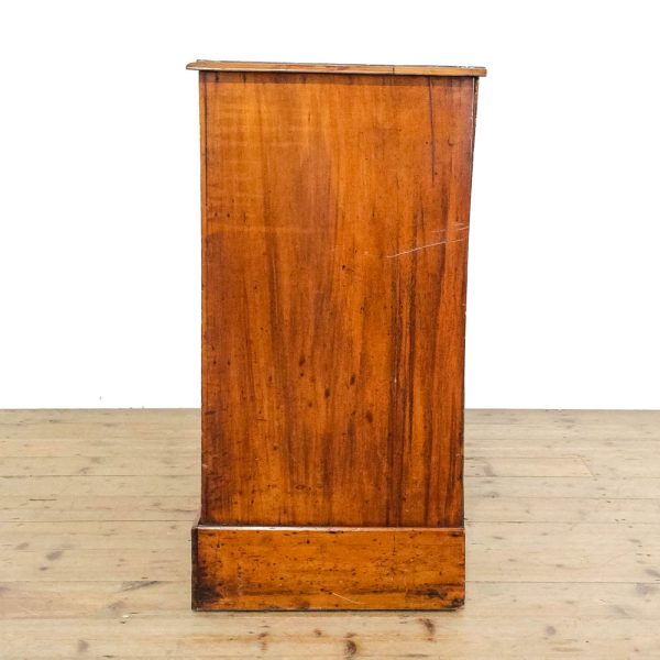 M-6306 Antique Edwardian Satinwood Chest of Drawers penderyn antiques (4)