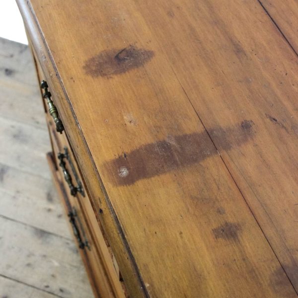M-6306 Antique Edwardian Satinwood Chest of Drawers penderyn antiques (7)