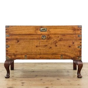 M-6307 Antique Brass Bound Blanket Box penderyn antiquesd (1)