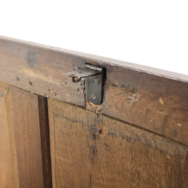 M-6308 Antique Carved and Inlaid Oak Coffer pedneryn antiques (9)