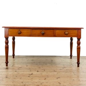 M-6313 Antique Oak Library Desk penderyn antiques (1)