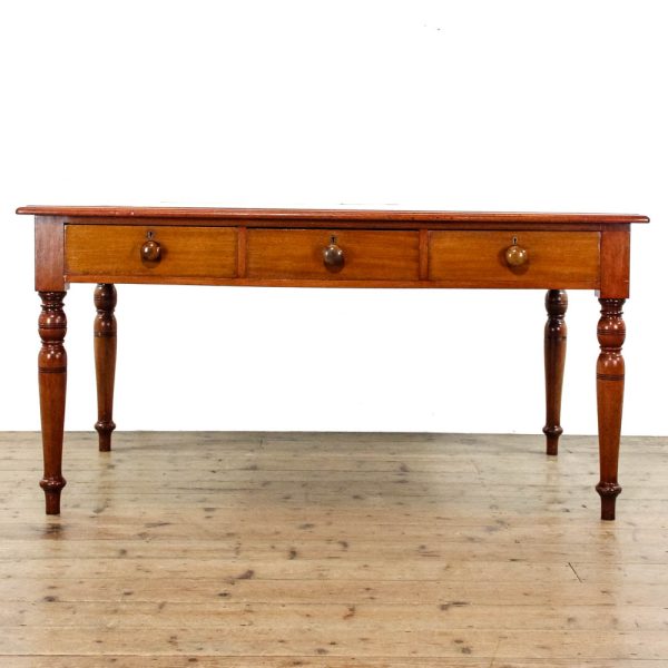 M-6313 Antique Oak Library Desk penderyn antiques (1)