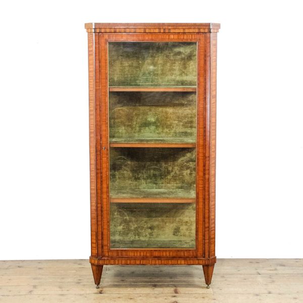 M-6315 Antique Inlaid Kingswood Display Cabinet penderyn antiques (1)