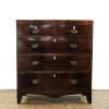 M-6326 Antique Regency Mahogany Bow Front Chest of Drawers penderyn antiques 1