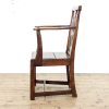M-6327 Antique Georgian Elm Elbow Chair pedneryn antiques (4)