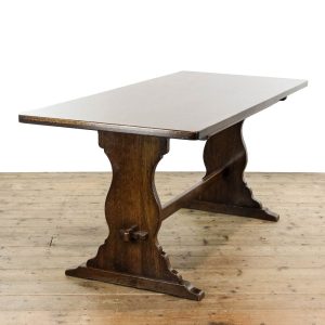M-6350 Antique Oak Refectory Table penderyn antiques (1)