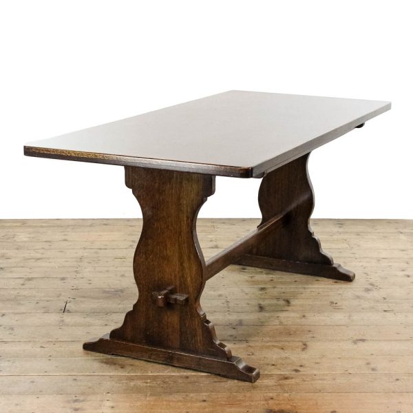 M-6350 Antique Oak Refectory Table penderyn antiques (1)