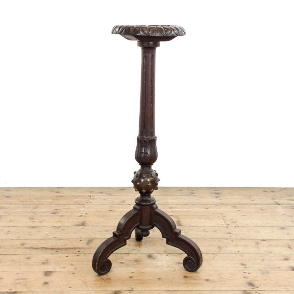M-6368 Early 20th Century Oak Jardinere penderyn antiques (1)