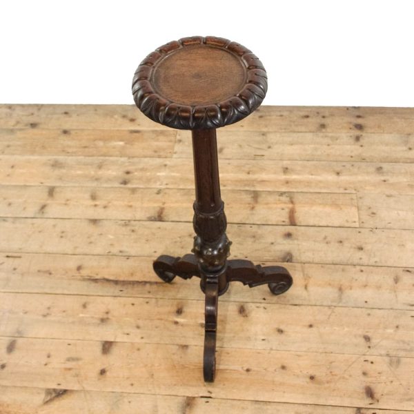 M-6368 Early 20th Century Oak Jardinere penderyn antiques (5)