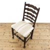 M-6386 Set of Four Upholstered and Oak Chairs penderyn antiques (8)