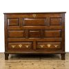 M-4120 18th Century Antique Joined Oak Mule Chest (1)